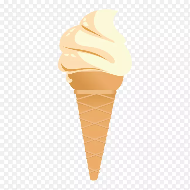 冰淇淋筒棕色-冰淇淋，冰淇淋