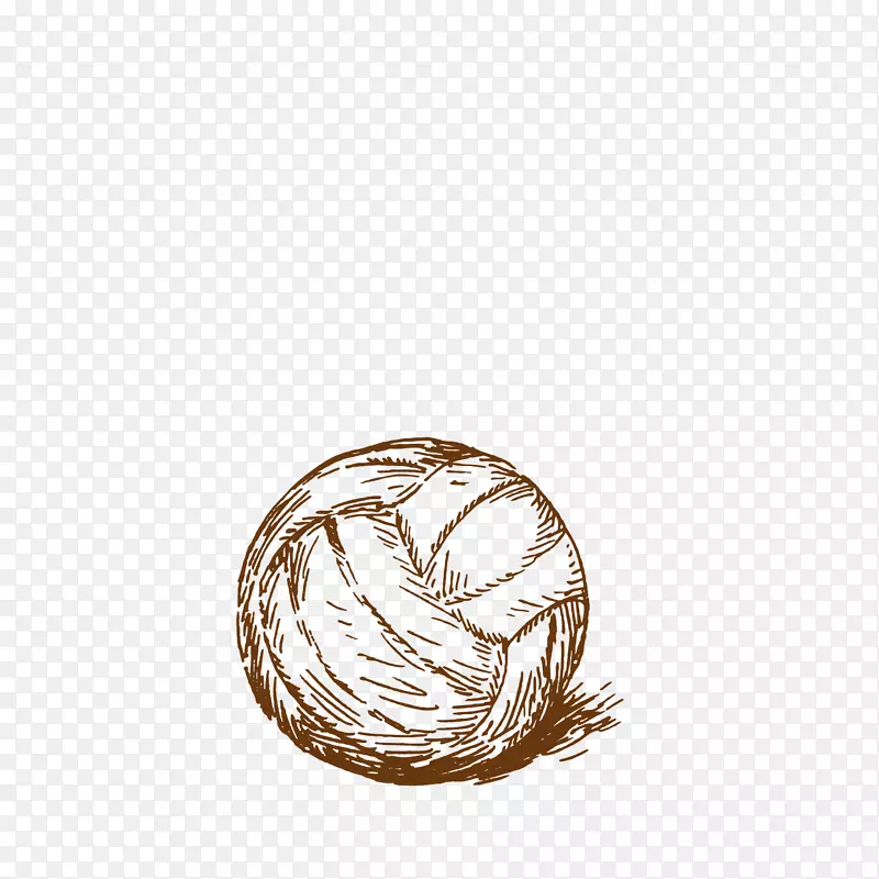 艺术插画-排球