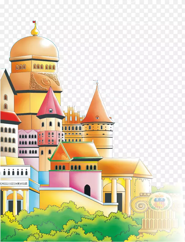 卡通下载插图-梦幻城堡