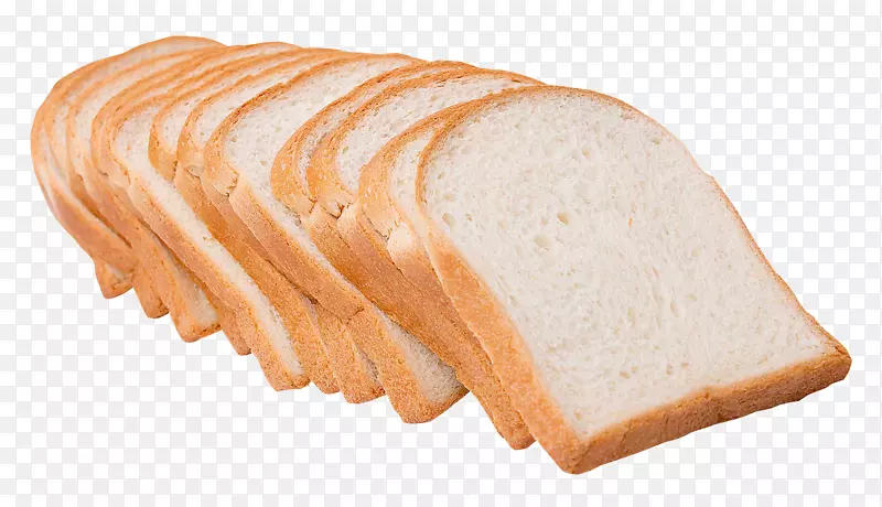 杜基文学俱乐部！白面包吐司大蒜面包店切片白面包透明