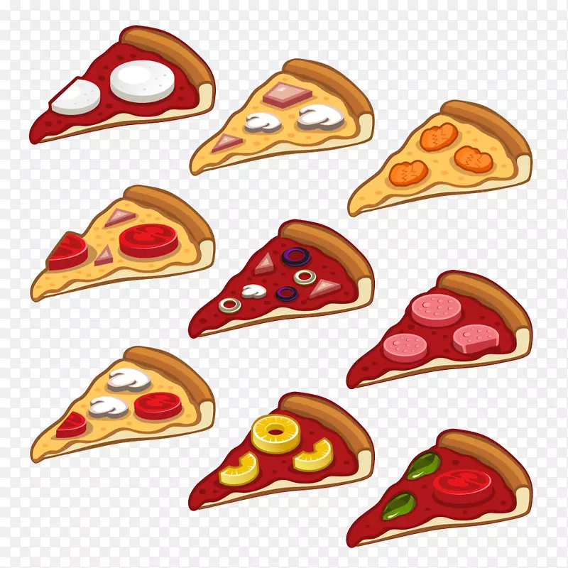 披萨意大利香肠图标-比萨饼
