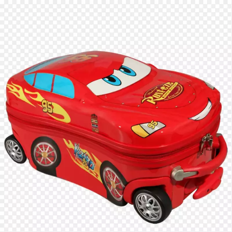 汽车行李箱-红色汽车行李箱