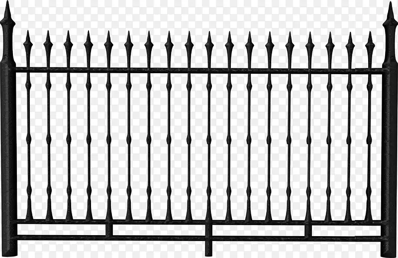 铁栏杆夹艺术.哥特式建筑围栏