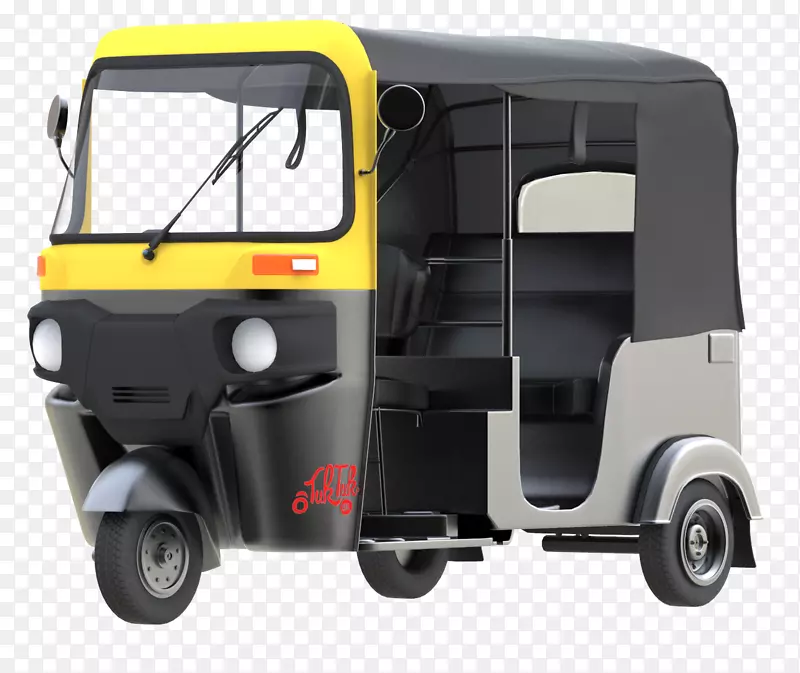 电动人力车出租车-自动人力车PNG透明图片