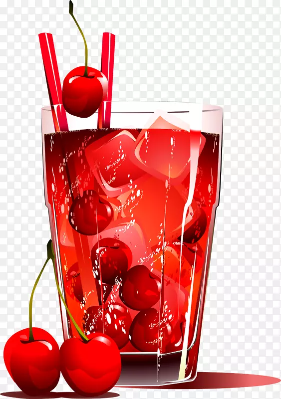 果汁软饮料樱桃