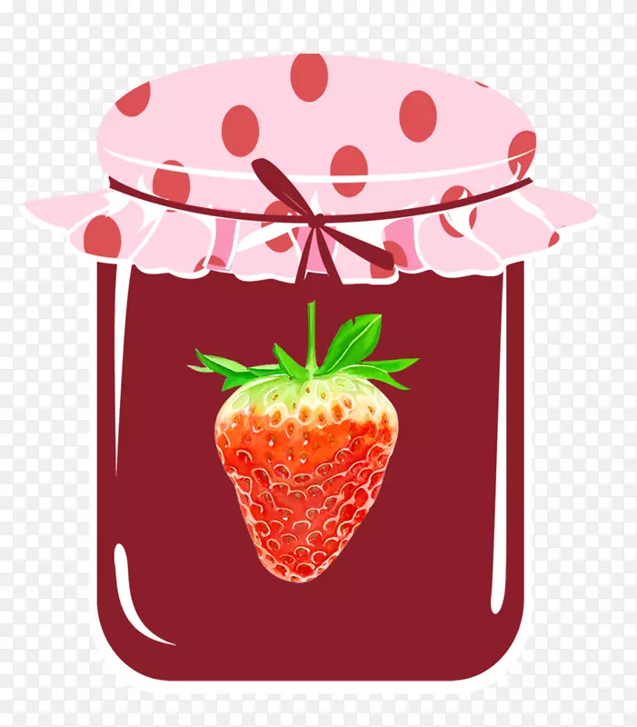 波斯科果汁玻璃瓶浆果草莓