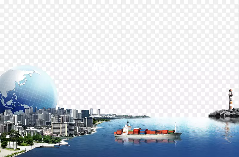科技海报-意境创意奇幻城市景观PSD分层材料