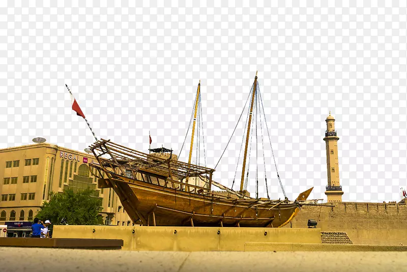 大篷车船图标-迪拜风景图片