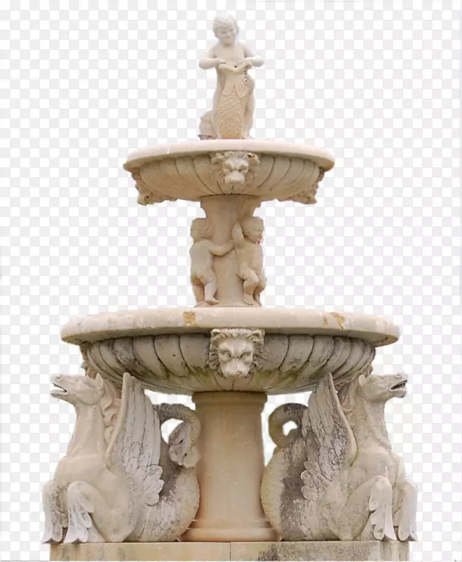喷泉花园-设计石坛