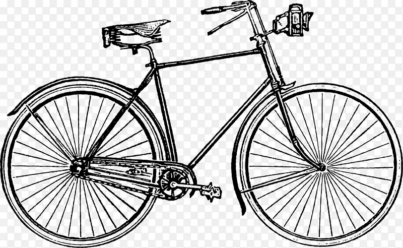自行车循环绘图自行车