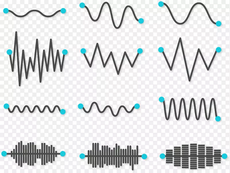 声波欧式-简单声波曲线png图像