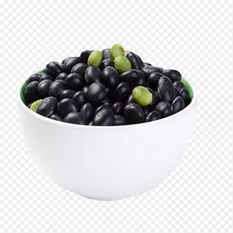 素食菜系黑龟豆类食物大碗黑豆