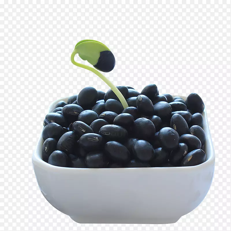 黑龟豆米豆食蓝莓绿心黑豆
