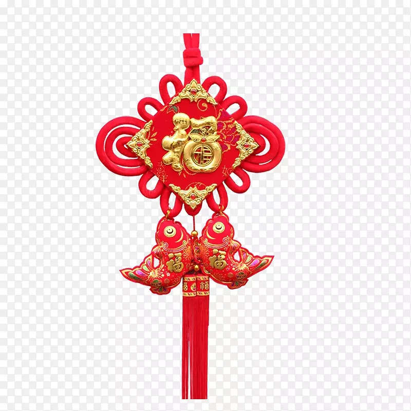 圣诞节装饰品新年福双鱼座结饰品