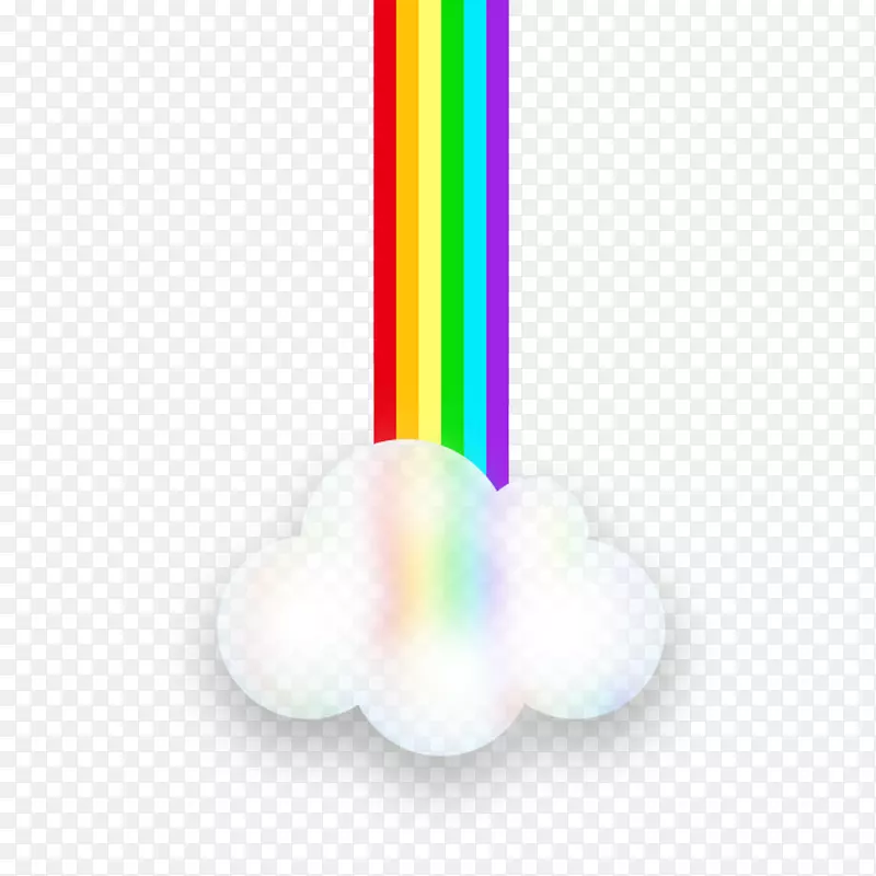 图形设计文本字体-彩虹透明云天气应用程序开始页面