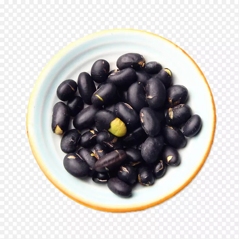 黑海龟豆派素食料理-黑豆盘料