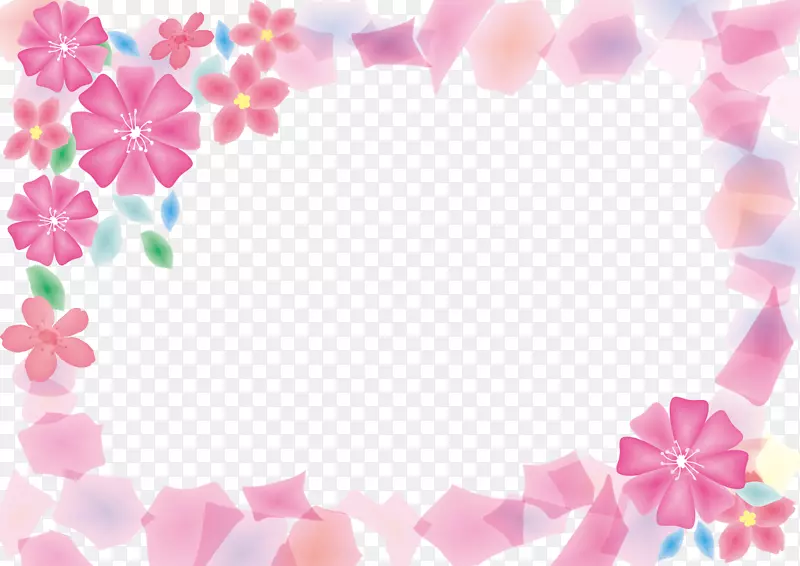 吊车游戏-浪漫的粉色框架边框