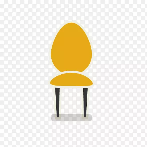 桌椅，黄椅