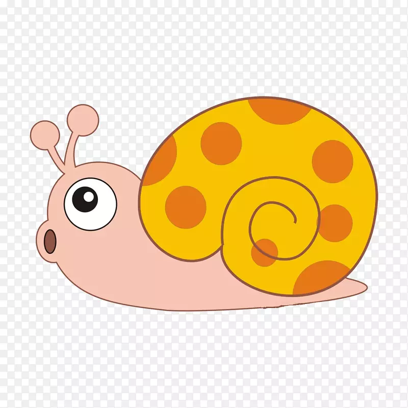 蜗牛剪贴画-蜗牛