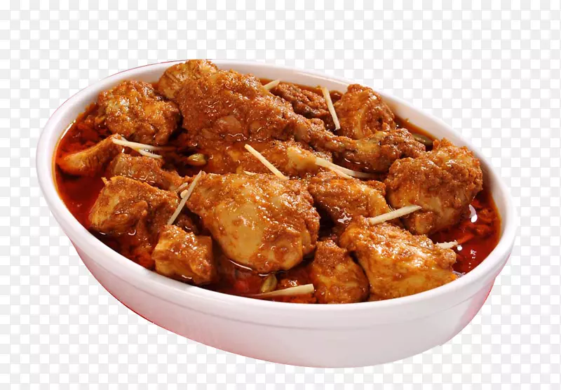 印度料理比亚尼黄油鸡-一种印度鸡肉图片材料