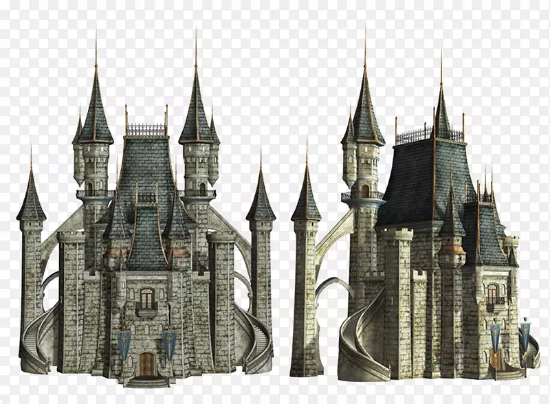 城堡建筑-灰色城堡