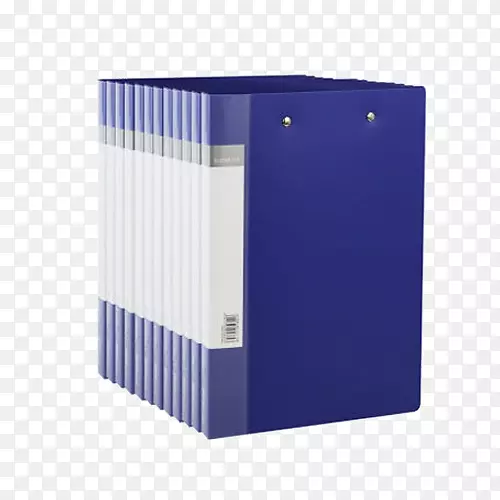 纸夹精装文件夹计算机文件-双功能文件夹-蓝色