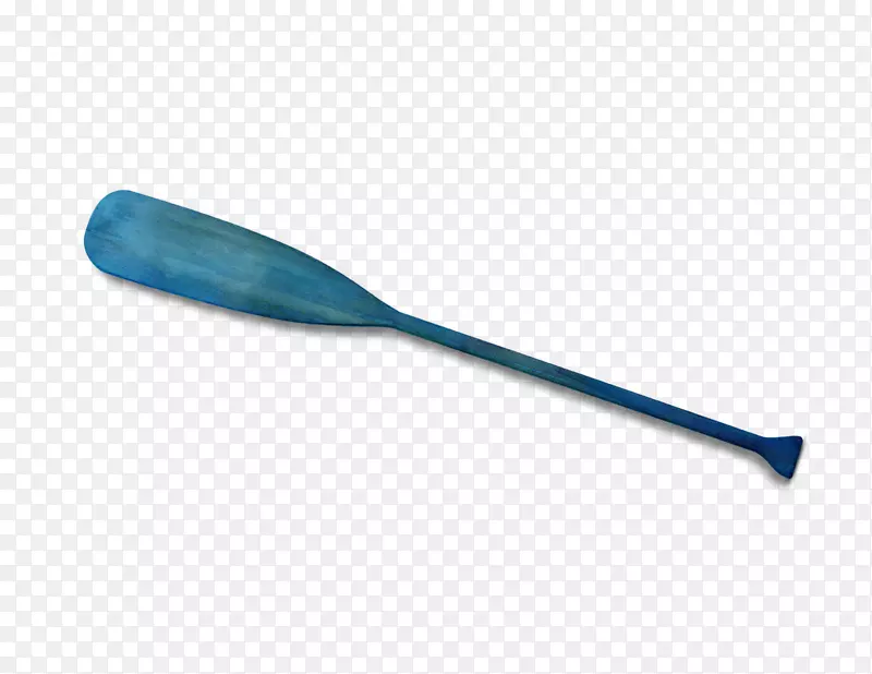 水彩画图标-蓝色水彩桨