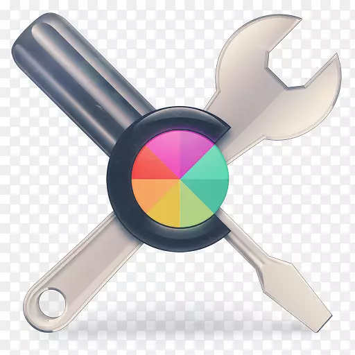 彩色同步通用Macintosh MacOS图标-扳手螺丝刀