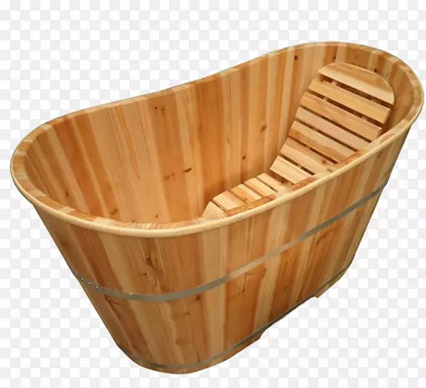 木浴缸浴.木制浴缸