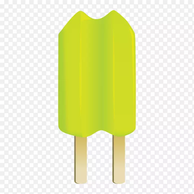 黄色图案-冰淇淋，冰淇淋