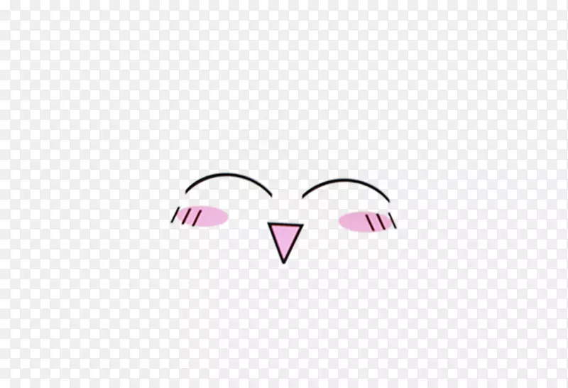 心粉色品牌图案-可爱的微笑