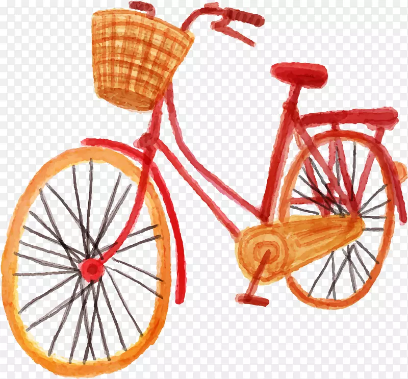 自行车篮-墨迹自行车