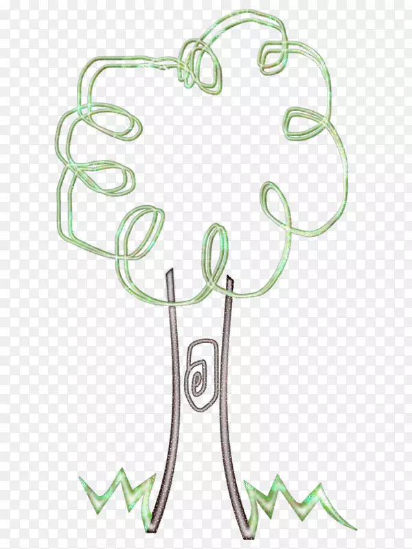 树木剪贴画-简笔树