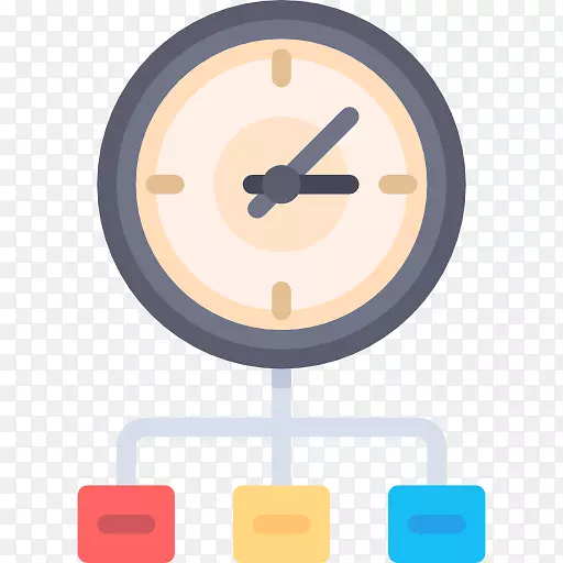 可伸缩图形闹钟应用软件图标时间