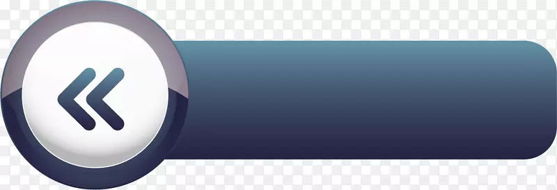 品牌标志字体-蓝色共享按钮创意透视图