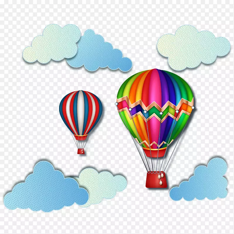 热气球玩具气球.彩色热气球设计载体材料