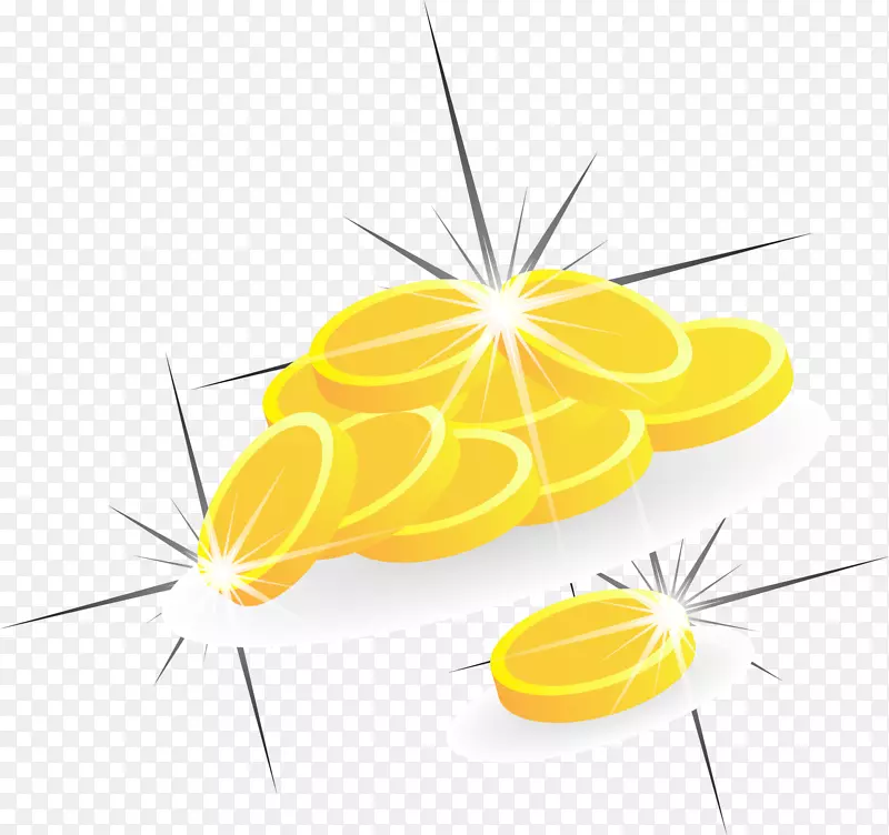 剪贴画-金边金光