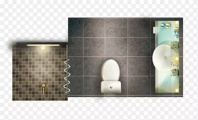 瓷砖淋浴房马桶水槽-无花果公寓浴室淋浴马桶洗脸盆