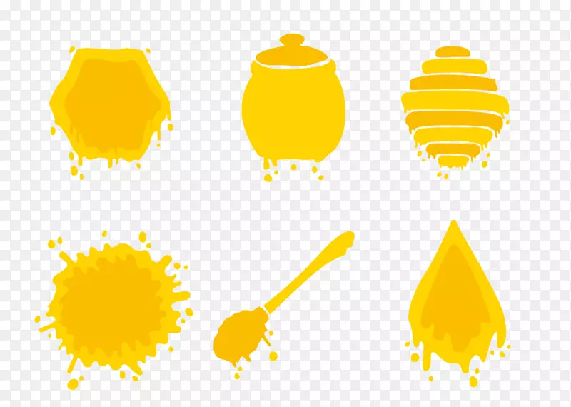 蜜蜂蜂蜜载体-蜂蜜标志