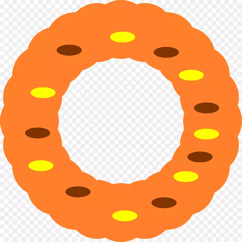 甜甜圈食品-黄色甜甜圈