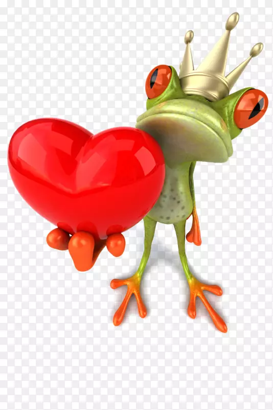 阿根廷角蛙情人节心壁纸-青蛙
