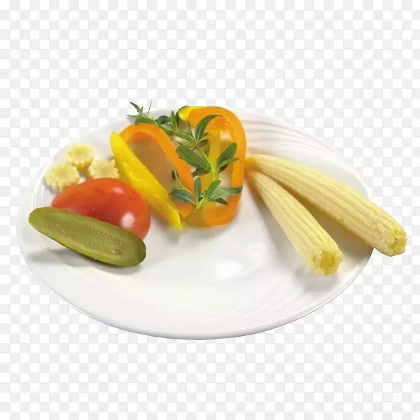 水果色拉铃椒蔬菜-西式艺术色拉盘