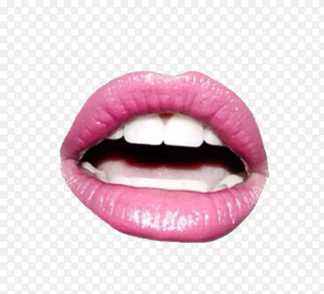 唇嘴-粉红色嘴唇