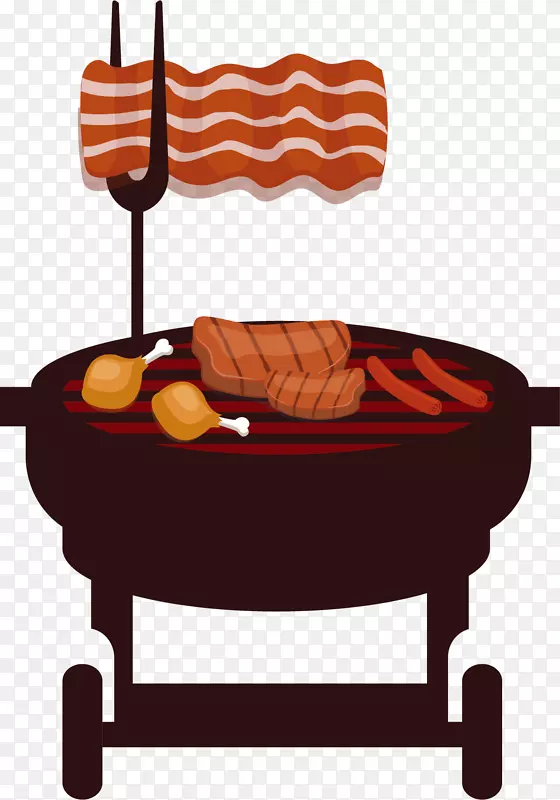 烤架烧烤巴比卡牛排图例自助烧烤烤箱