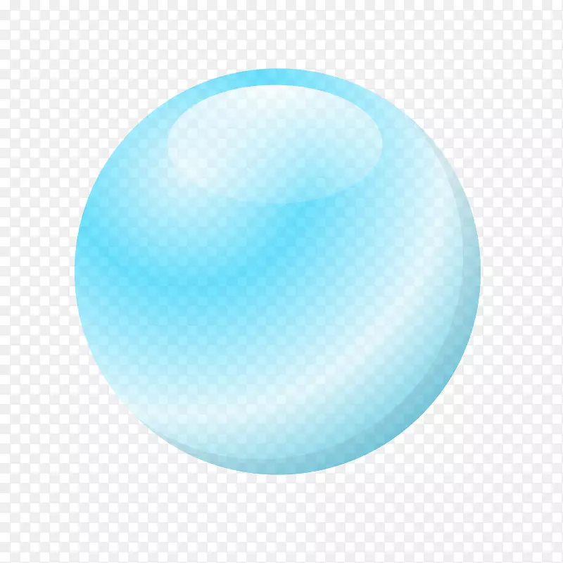 蓝色绿松石圆形图案-皂片透明