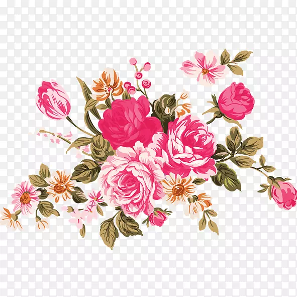 花卉刺绣康乃馨-花卉装饰