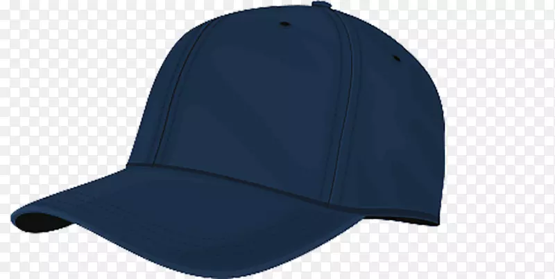 棒球帽微软天青-深蓝色尖顶帽
