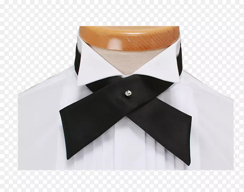 领结领带正式穿缎带尾大衣黑色缎带男子交叉领结