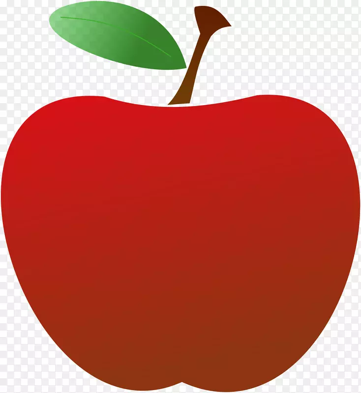 苹果食品剪贴画-老师剪贴画透明