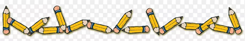 彩色铅笔剪贴画.教师铅笔剪贴画